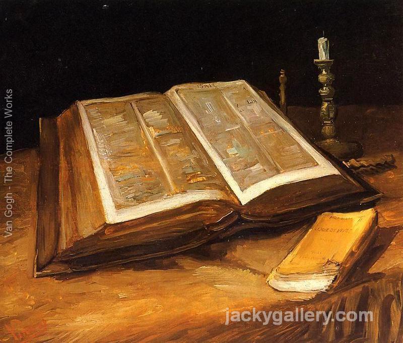 Still Life With Bible, Van Gogh painting